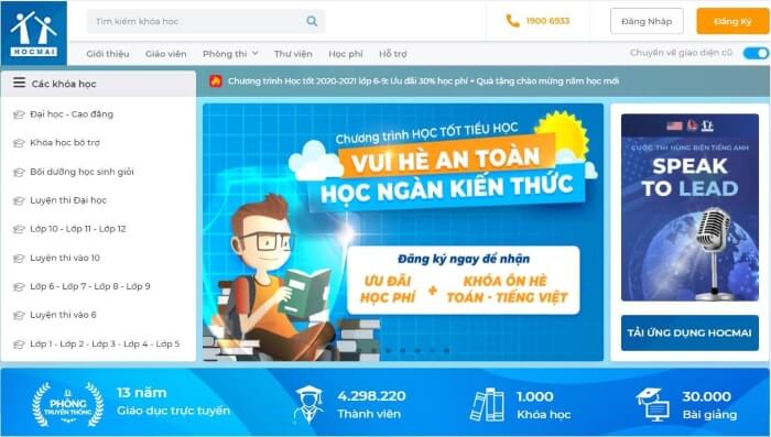 Website của Hocmai.vn