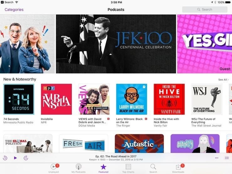 Đăng ký Podcast trên iOS hoặc iTune