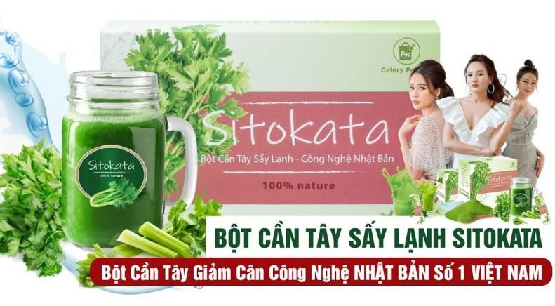 Uống bột Cần Tây Sitokata có tốt không?