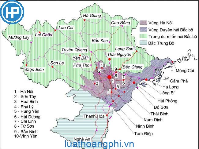 Miền Bắc có bao nhiêu tỉnh thành phố? | ToPhuongLoan.Com